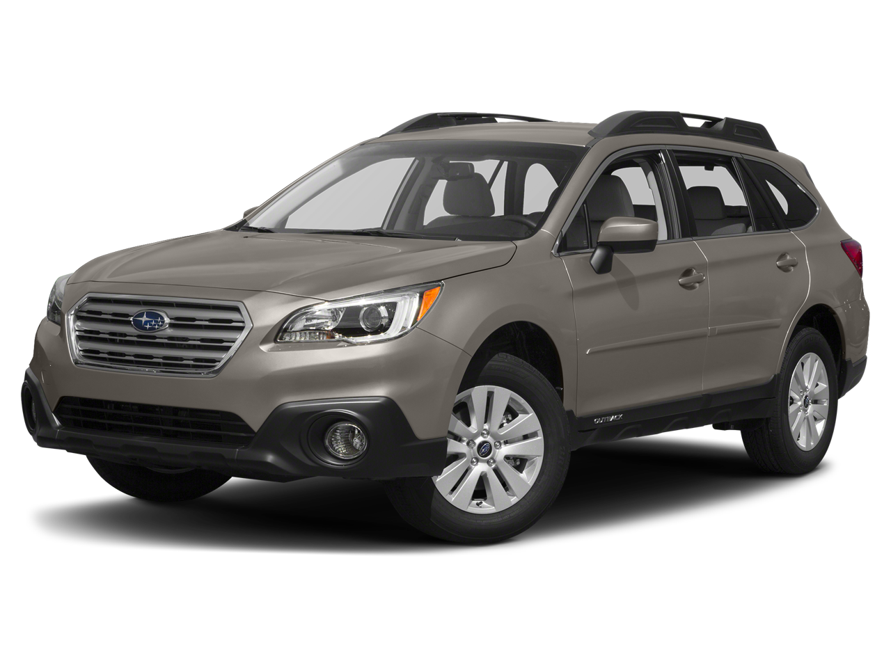 2015 Subaru Outback 2.5i Premium in Tungsten Metallic — front three-quarter view