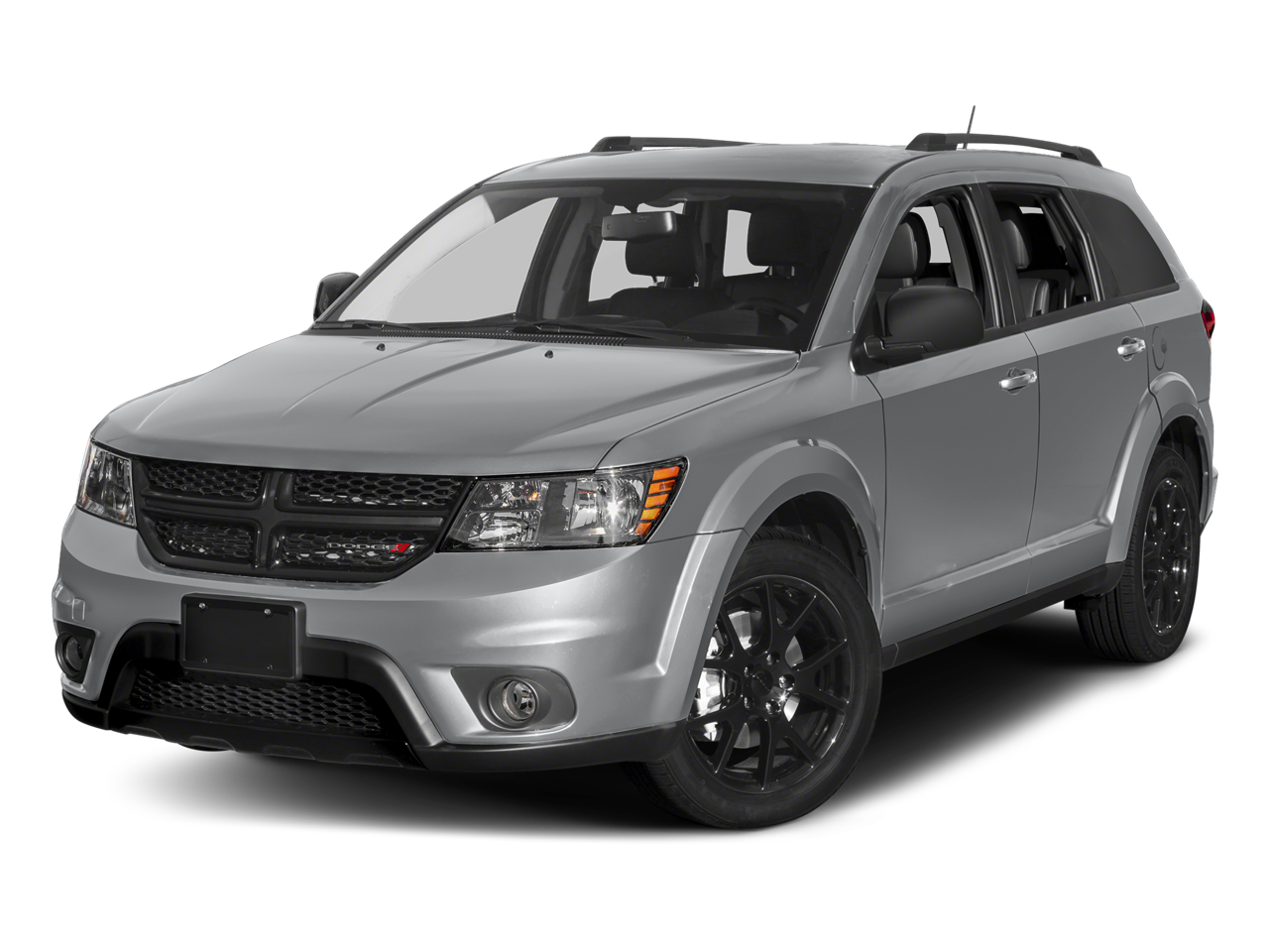 2017 Dodge Journey GT in Billet Clearcoat — front three-quarter view