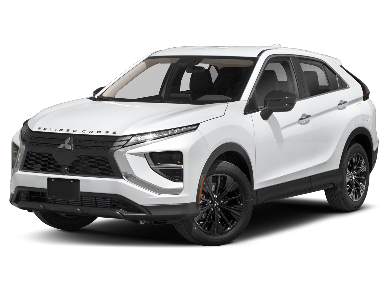 2023 Mitsubishi Eclipse Cross LE in White Diamond — front three-quarter view