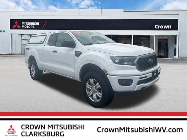 2021 Ford Ranger XLT in Oxford White — front three-quarter view