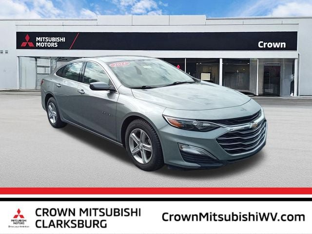 2024 Chevrolet Malibu LS 1FL in Sterling Gray Metallic — front three-quarter view