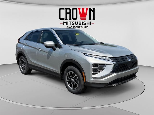2026 Mitsubishi Eclipse Cross ES in Alloy Silver Metallic — front three-quarter view