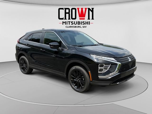 2026 Mitsubishi Eclipse Cross LE in Labrador Black Pearl — front three-quarter view
