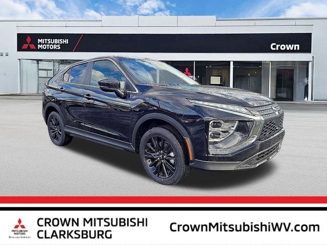 2026 Mitsubishi Eclipse Cross LE in Labrador Black Pearl — front three-quarter view