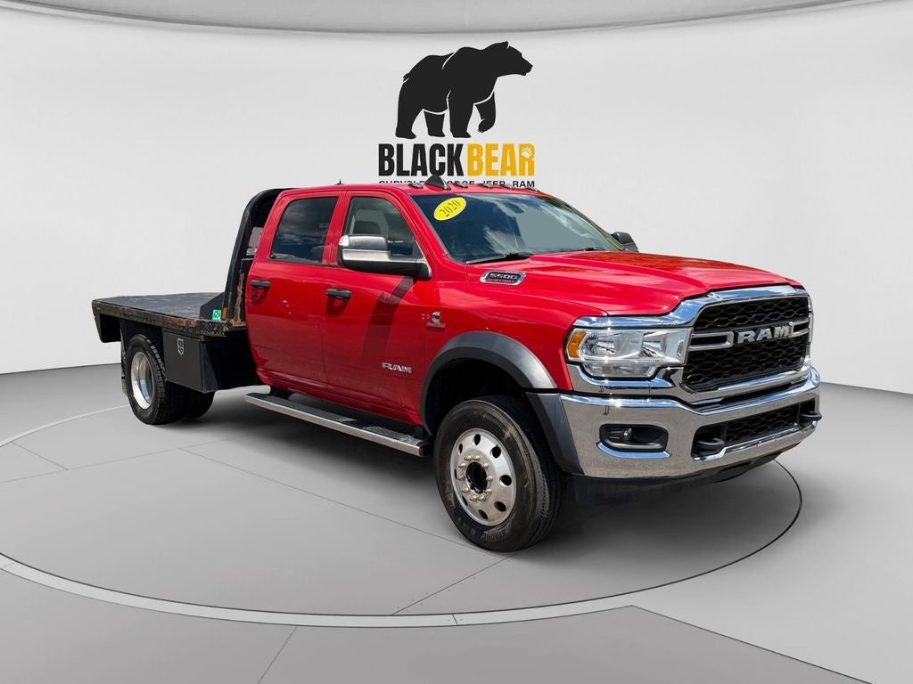 2020 RAM 5500 Chassis Tradesman/SLT/Laramie/Limited in Flame Red Clearcoat — front three-quarter view